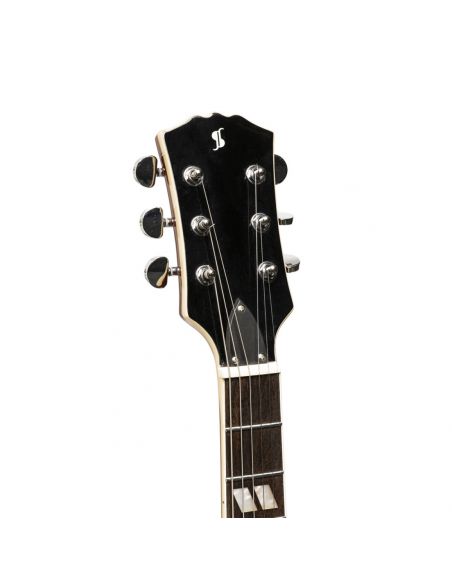 Electric guitar Stagg SEL-DLX TB BST