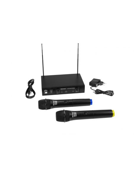 OMNITRONIC VHF-102 Wireless Mic System 214.35/201.60MHz