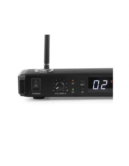 Wireless Microphones system Mac Mah UHF 200 M