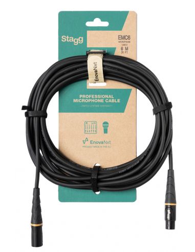 Audio kabelis XLR/XLR (m/f) Stagg EMC6, 6 m