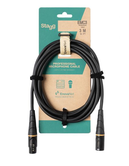 Audio cable, XLR/XLR (m/f) Stagg EMC3 3 m