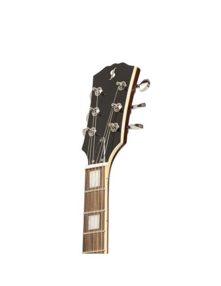 Electric guitar Left hand Stagg SEL-STD VSB LH