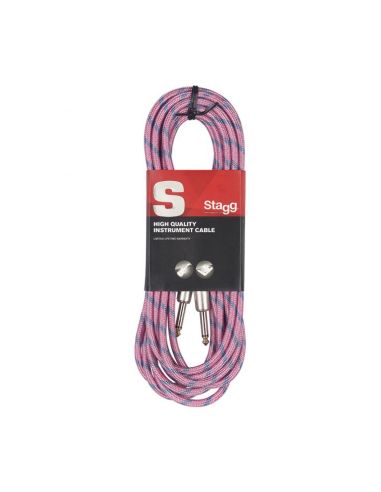 Instrument cable, jack/jack (m/m) Stagg SGC3VT PK 3m