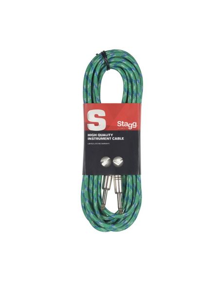 Instrument cable, jack/jack (m/m) Stagg SGC3VT GR 3m