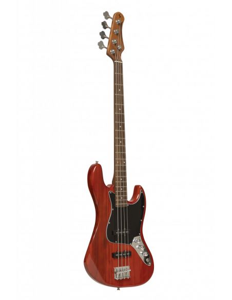 Standard "J" electric bass guitar Stagg SBJ-30 STF RED