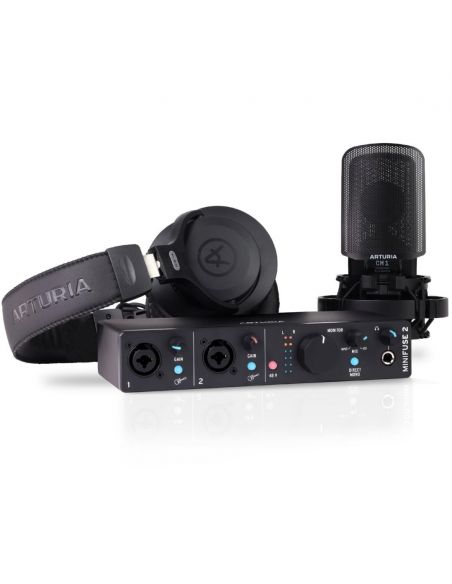 Arturia MiniFuse Recording Pack Black