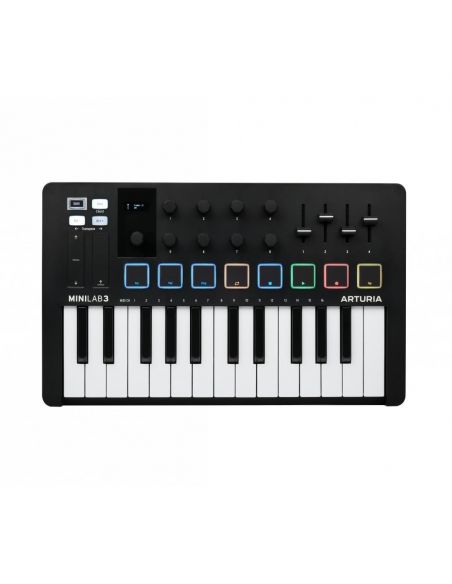 MIDI keyboard Arturia MiniLab 3 black