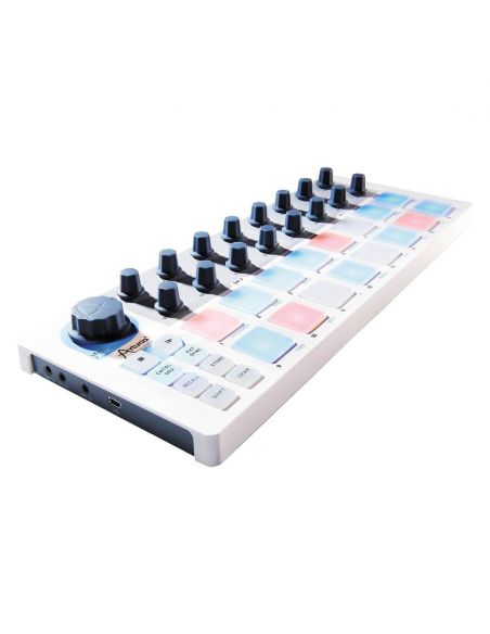 MIDI valdiklis Arturia BeatStep baltas