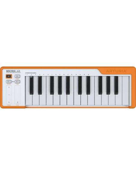 USB-MIDI klaviatūra Arturia Microlab oranžinė