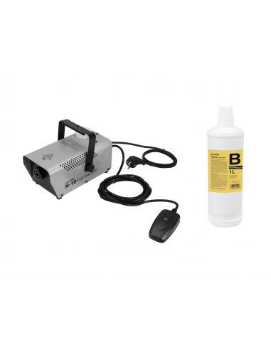 EUROLITE Set N-10 silver + B2D Basic Smoke Fluid 1l