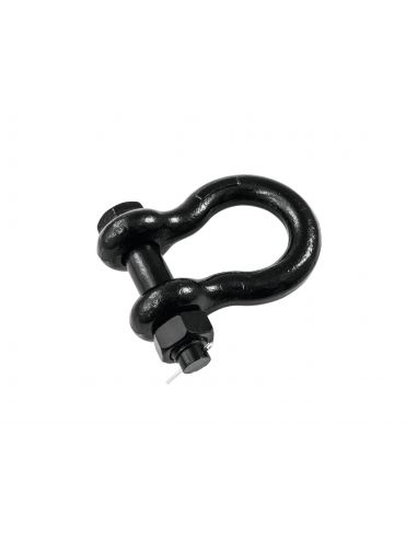 SAFETEX Shackle 22mm black with bolt, Mother, Splint