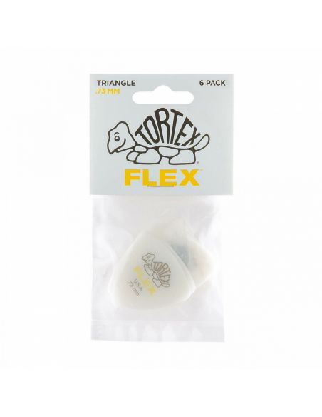 Pick set 0.73 Dunlop Pick Tortex Flex Triangle