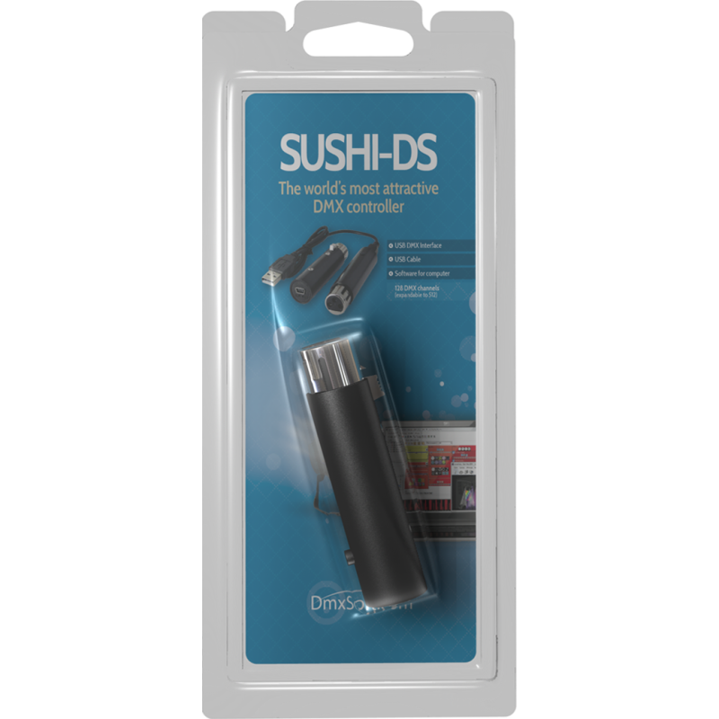 Šviesų valdymo kontroleris DMX USB128CH  SUSHI