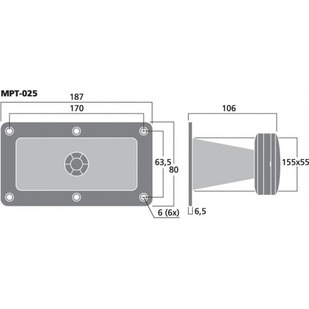 IMG Stageline MPT-025 255W