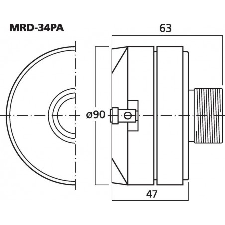 IMG Stageline MRD-34PA 35 W, 8 Ω