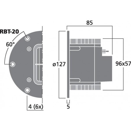 IMG Stageline RBT-20 25 W, 8 Ω